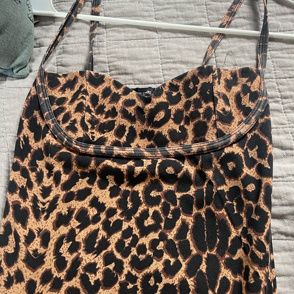 Y2k Sexy tight fit cheetah print dress - Picture 3 of 5